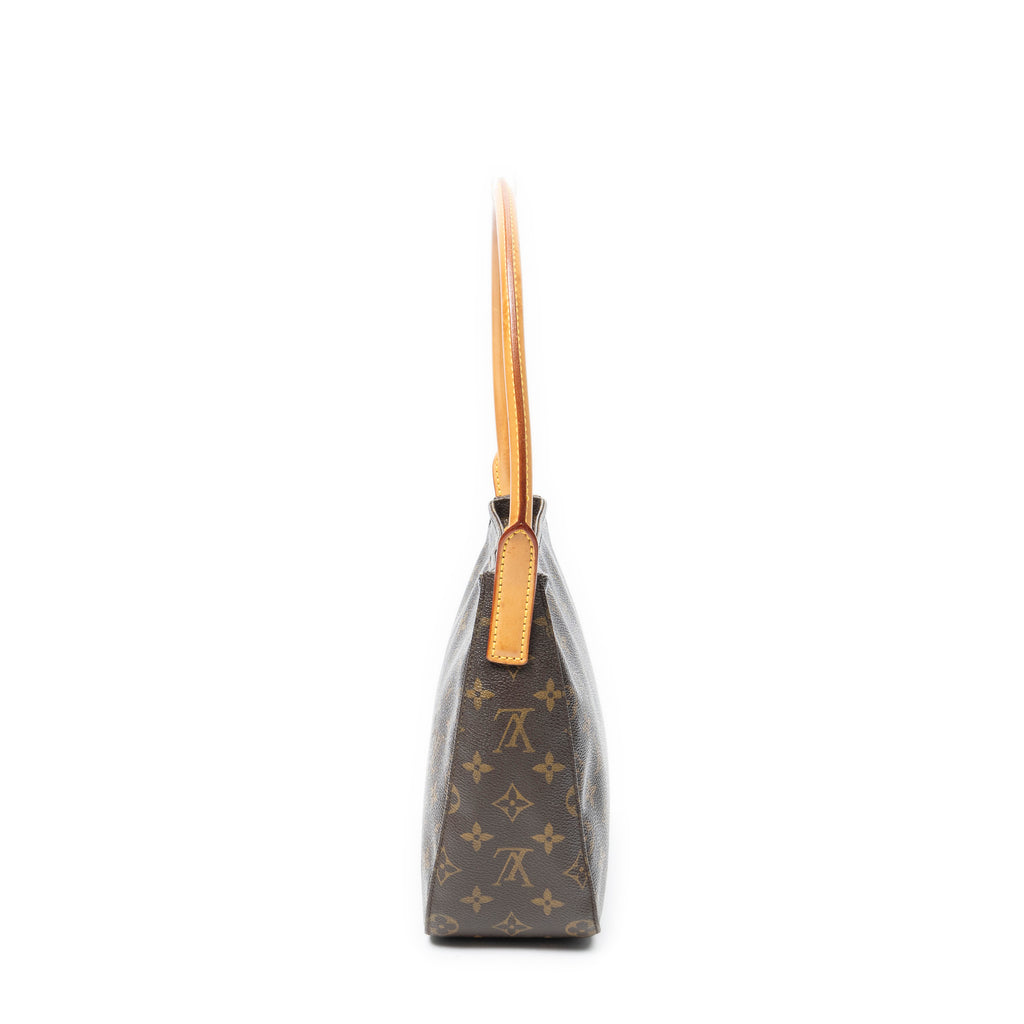 Shoulder Bag Looping MM Brown Monogram Canvas