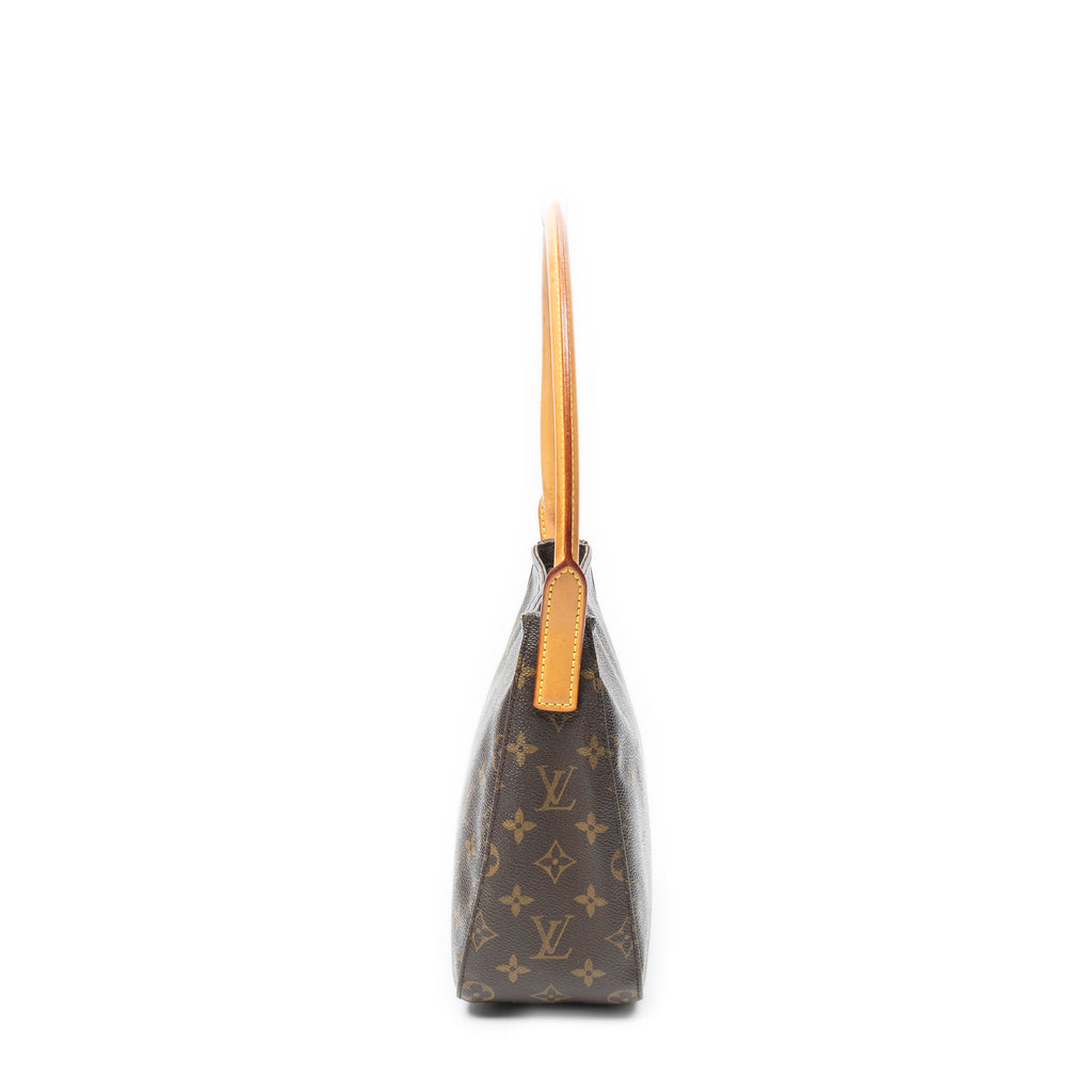 Shoulder Bag Looping MM Brown Monogram Canvas