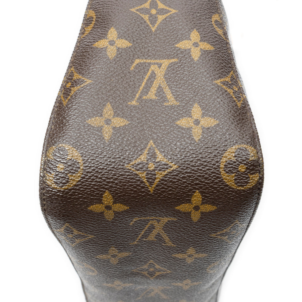 Shoulder Bag Looping MM Brown Monogram Canvas