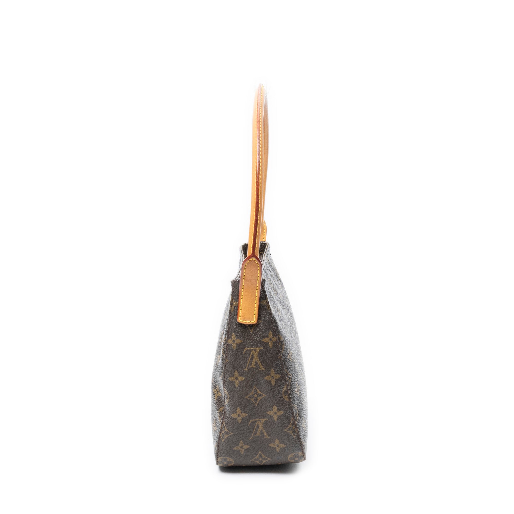 Shoulder Bag Looping MM Brown Monogram Canvas