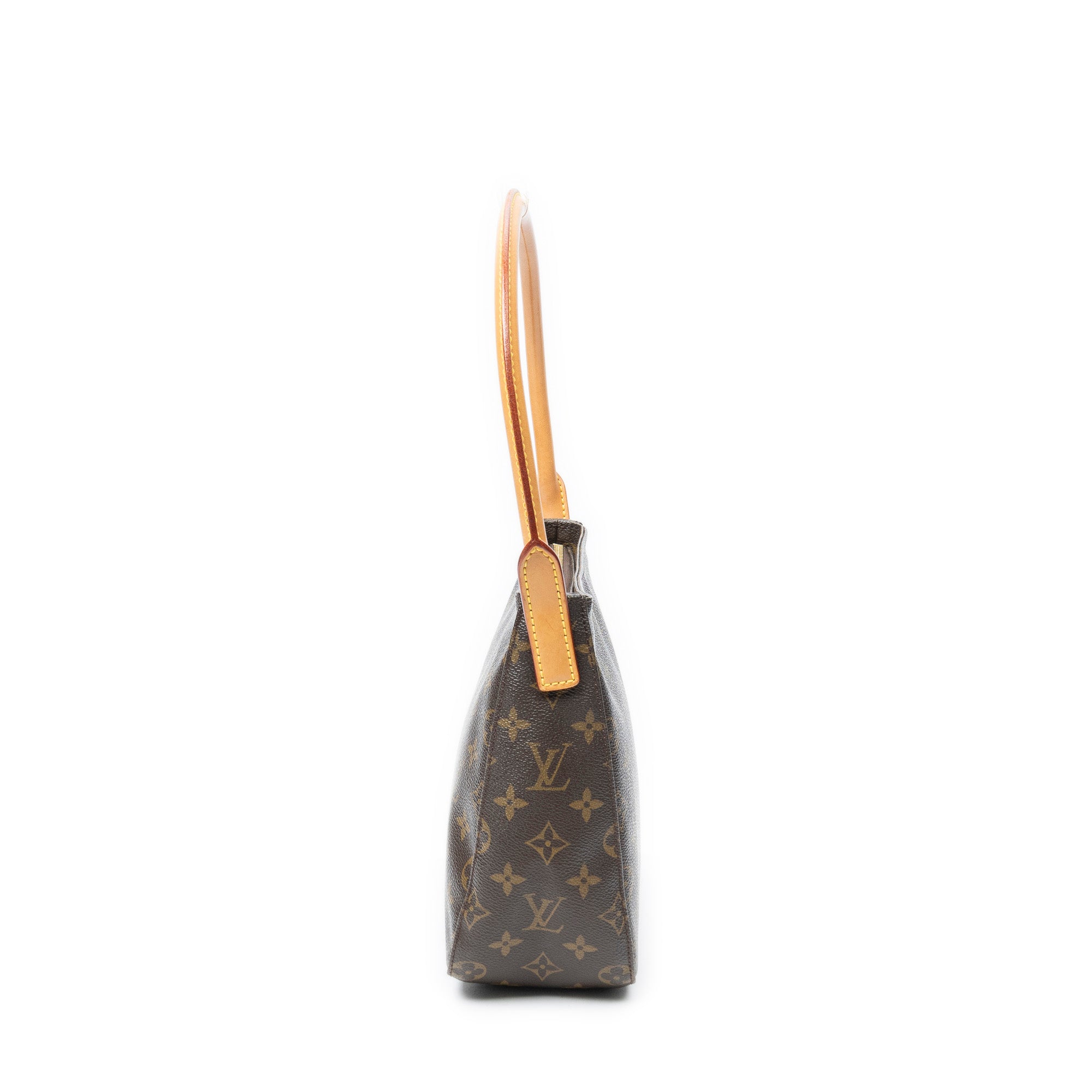 Shoulder Bag Looping MM Brown Monogram Canvas