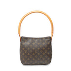 Shoulder Bag Looping MM Brown Monogram Canvas
