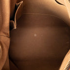 Handbag Lockit Vertical PM Brown Monogram Canvas