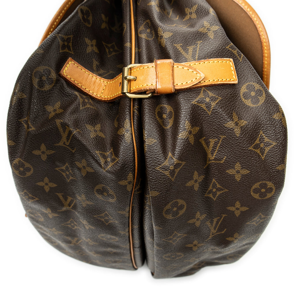 Handbag Saumur GM Brown Monogram Canvas