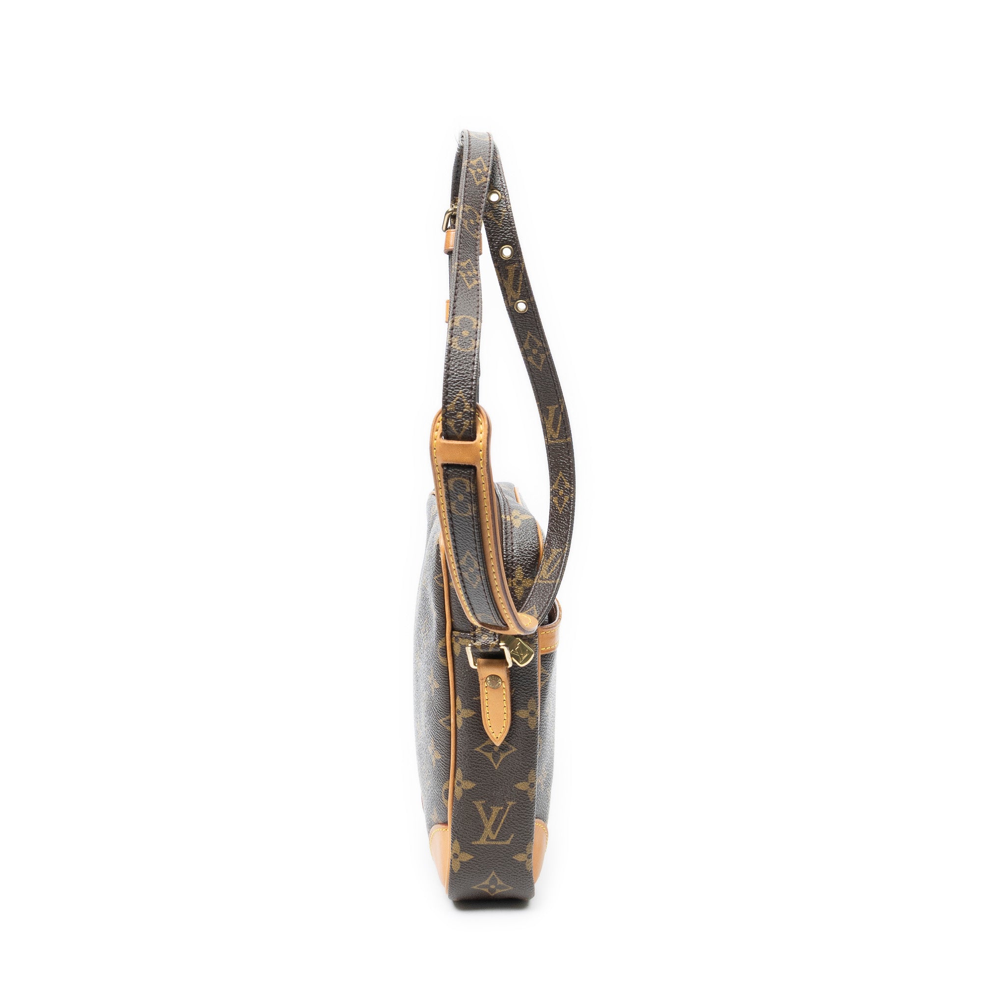 Shoulder Bag Danube Brown Monogram Canvas