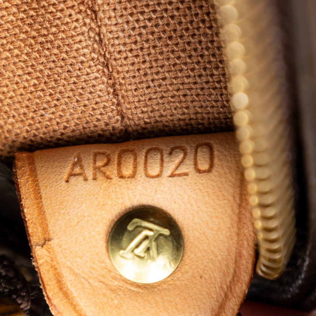 Shoulder Bag Cabas Mezzo Brown Monogram Canvas