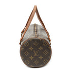 Handbag Papillon 26 Brown Monogram Canvas