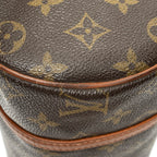 Handbag Papillon 26 Brown Monogram Canvas