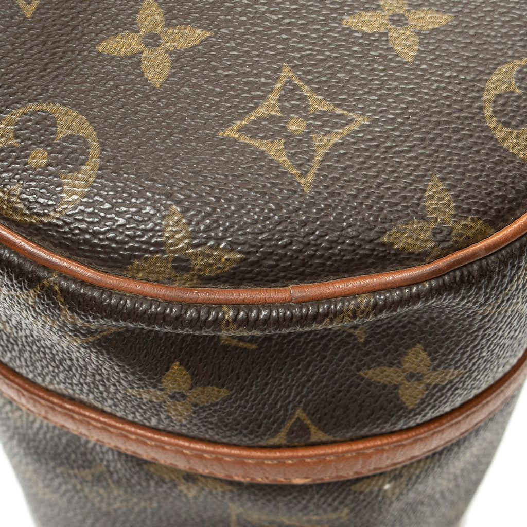 Handbag Papillon 26 Brown Monogram Canvas
