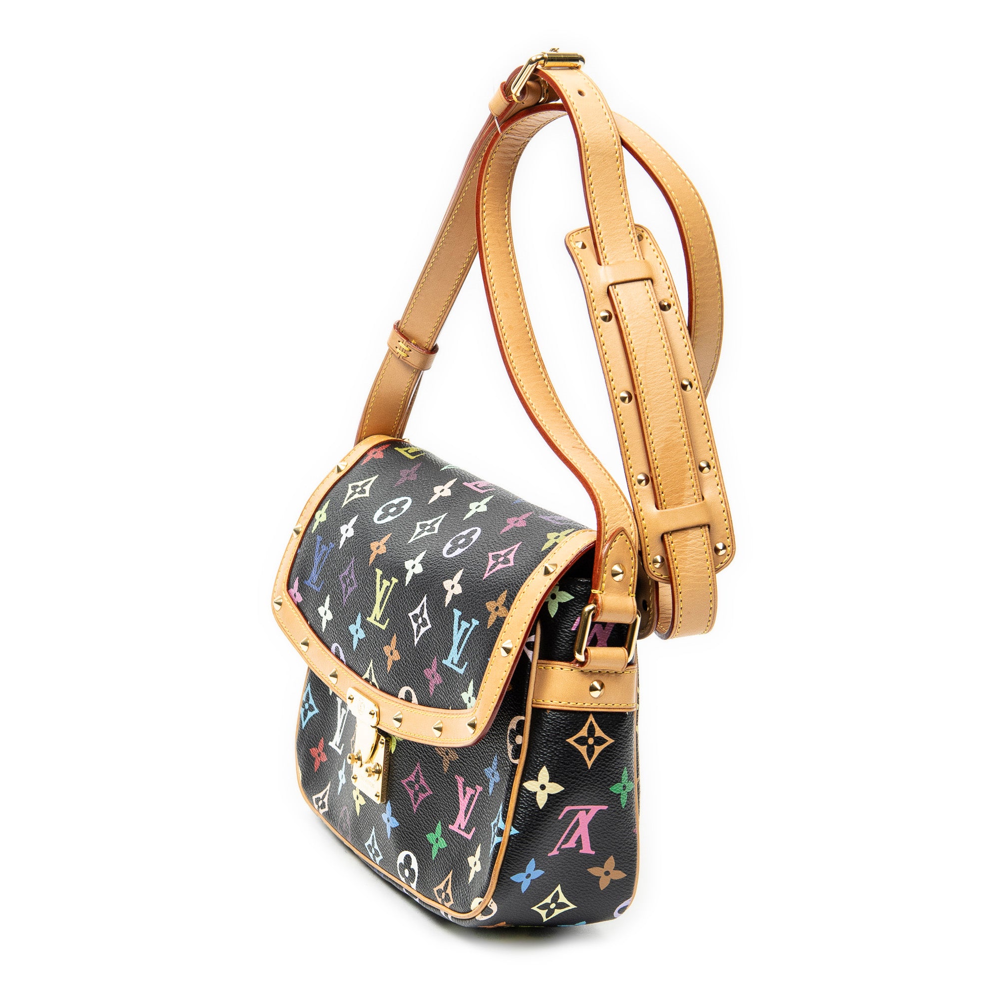 Shoulder Bag Sologne Black Multicolore Monogram