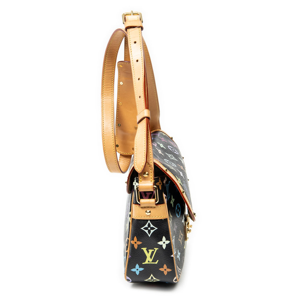 Shoulder Bag Sologne Black Multicolore Monogram