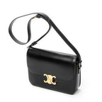 Shoulder Bag Classique Triomphe Crossbody Black Calfskin Leather