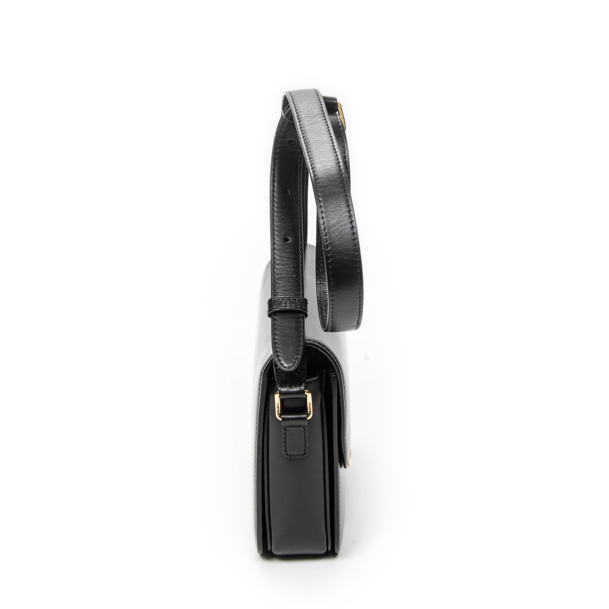 Shoulder Bag Classique Triomphe Crossbody Black Calfskin Leather