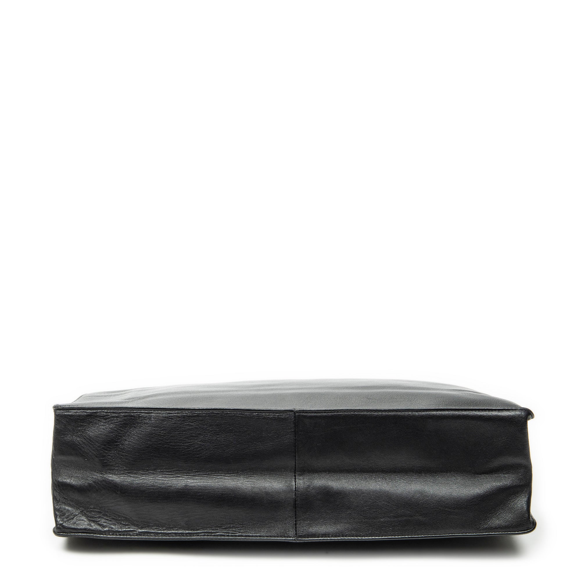 Shoulder Bag Vintage CC Large Chain Tote Black Lambskin Leather