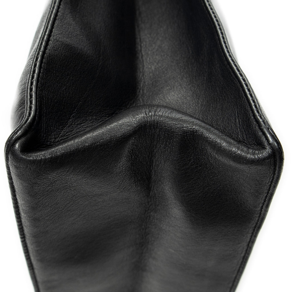Shoulder Bag Vintage CC Large Chain Tote Black Lambskin Leather