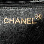 Shoulder Bag Vintage CC Large Chain Tote Black Lambskin Leather