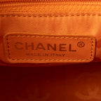 Shoulder Bag Cambon Ligne Bucket Tote Beige Quilted Lambskin Leather