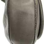 Shoulder Bag Large New Pelham Hobo Grey Grained Calfskin Leather