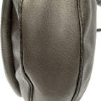 Shoulder Bag Large New Pelham Hobo Grey Grained Calfskin Leather