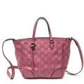Shoulder Bag Small Bree 2-Way Tote Purple Guccissima Leather