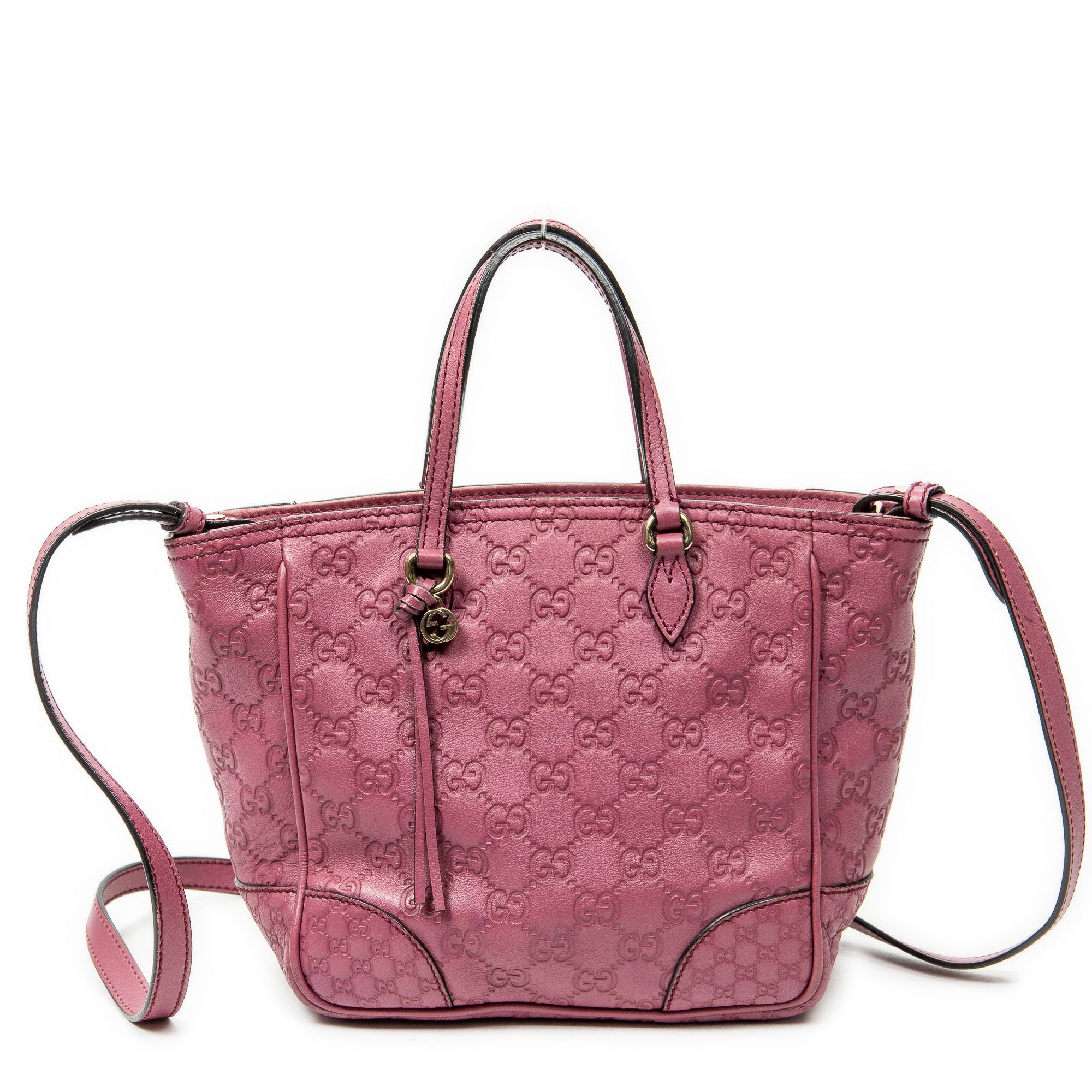 Shoulder Bag Small Bree 2-Way Tote Purple Guccissima Leather