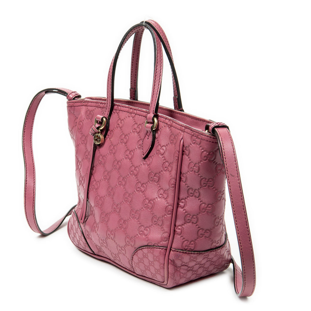 Shoulder Bag Small Bree 2-Way Tote Purple Guccissima Leather