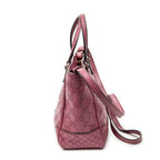 Shoulder Bag Small Bree 2-Way Tote Purple Guccissima Leather