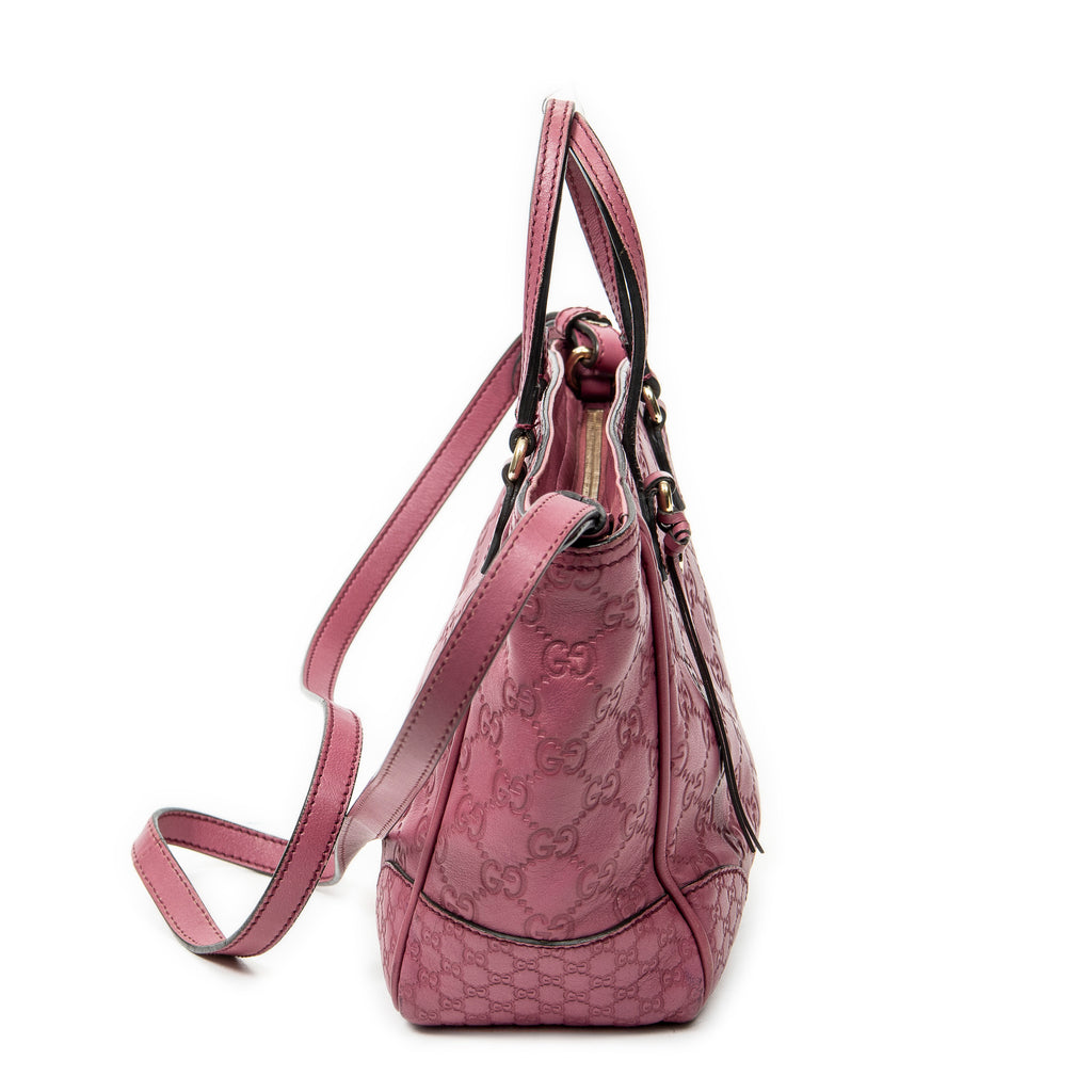 Shoulder Bag Small Bree 2-Way Tote Purple Guccissima Leather
