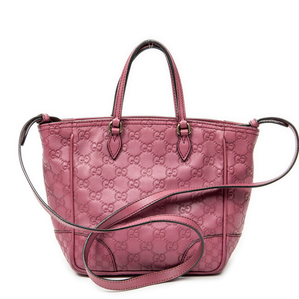 Shoulder Bag Small Bree 2-Way Tote Purple Guccissima Leather