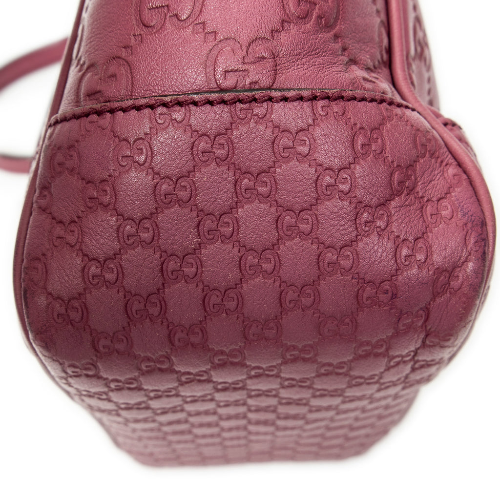 Shoulder Bag Small Bree 2-Way Tote Purple Guccissima Leather