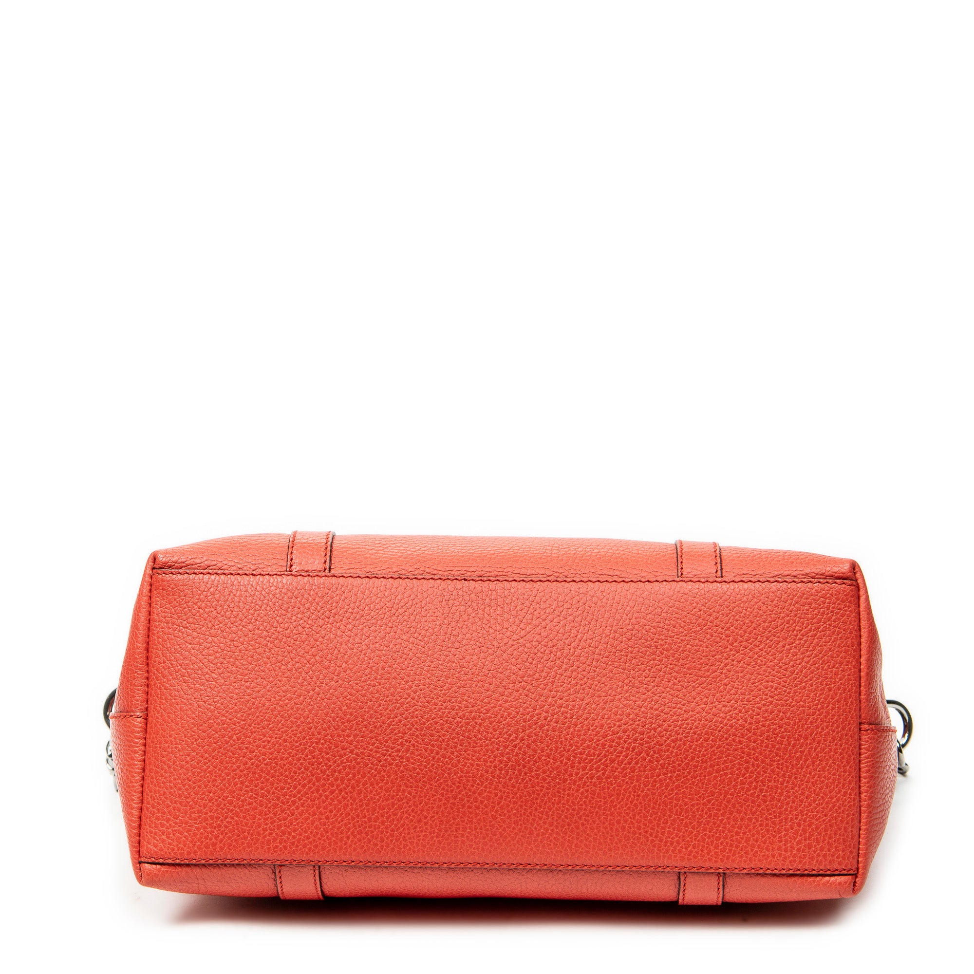 Shoulder Bag Medium GG Charm Dome Satchel Red Grained Calfskin Leather