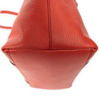 Shoulder Bag Medium GG Charm Dome Satchel Red Grained Calfskin Leather
