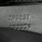Shoulder Bag Square Front Zip Crossbody Grey Guccissima Imprint Coated Canvas