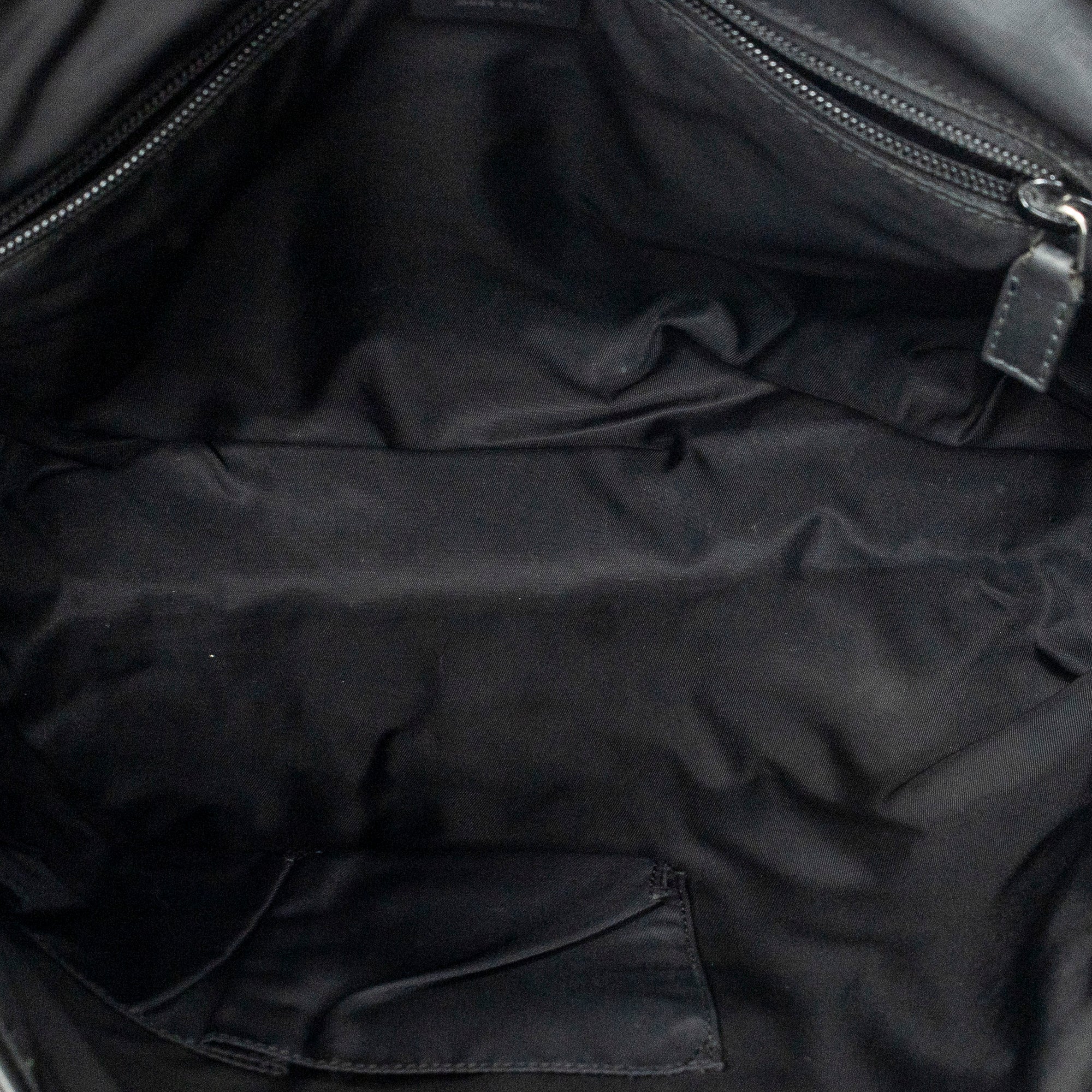 Shoulder Bag Web Medium Rubber Messenger Black Guccissima Leather