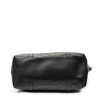 Shoulder Bag Large GG Charm Dome Satchel Dark Brown Guccissima Leather