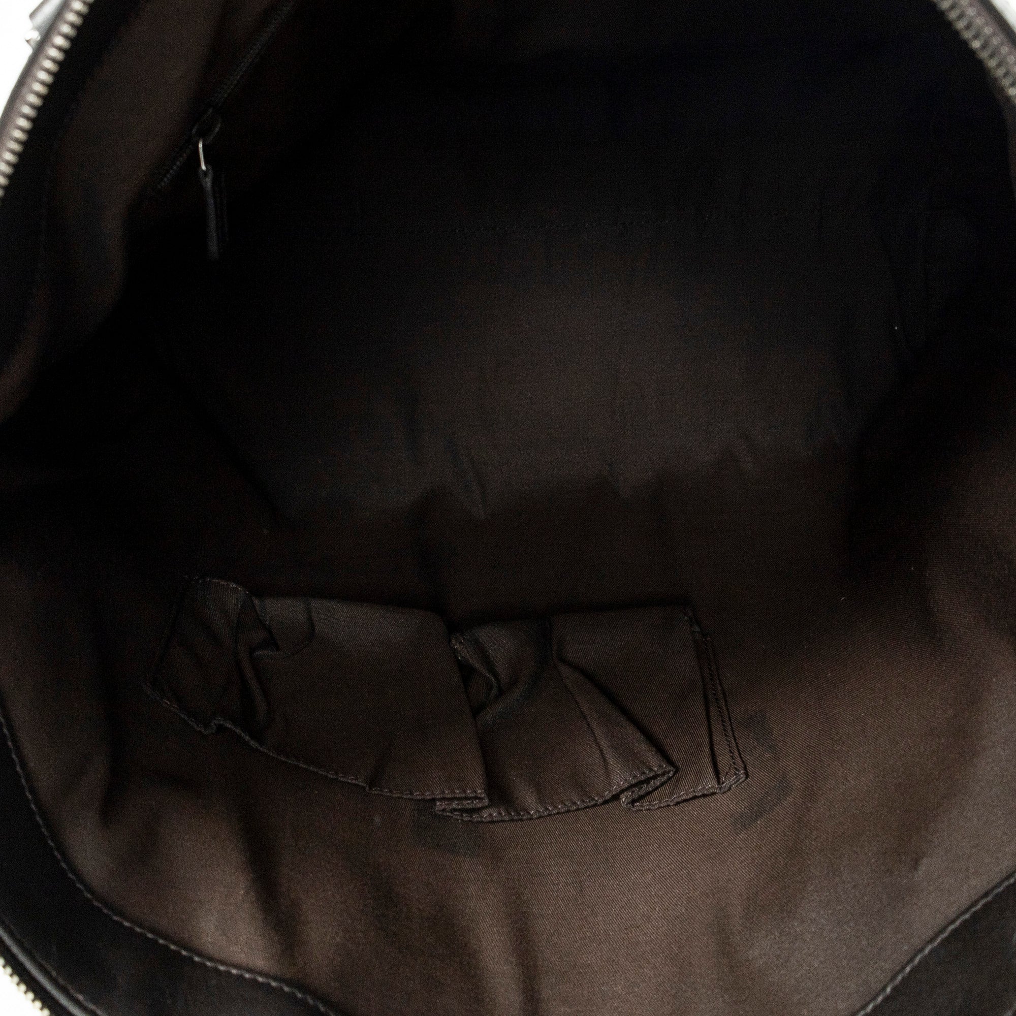 Shoulder Bag Large GG Charm Dome Satchel Dark Brown Guccissima Leather