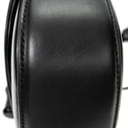 Shoulder Bag Small Bamboo Diva Top Handle Black Calfskin Leather