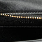 Shoulder Bag Small Bamboo Diva Top Handle Black Calfskin Leather