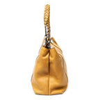 Shoulder Bag Medium Bamboo Bar Tote Yellow Pebbled Calfskin Leather