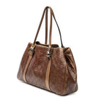 Shoulder Bag GG Twins Tote Brown Guccissima Leather