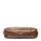 Shoulder Bag GG Twins Tote Brown Guccissima Leather