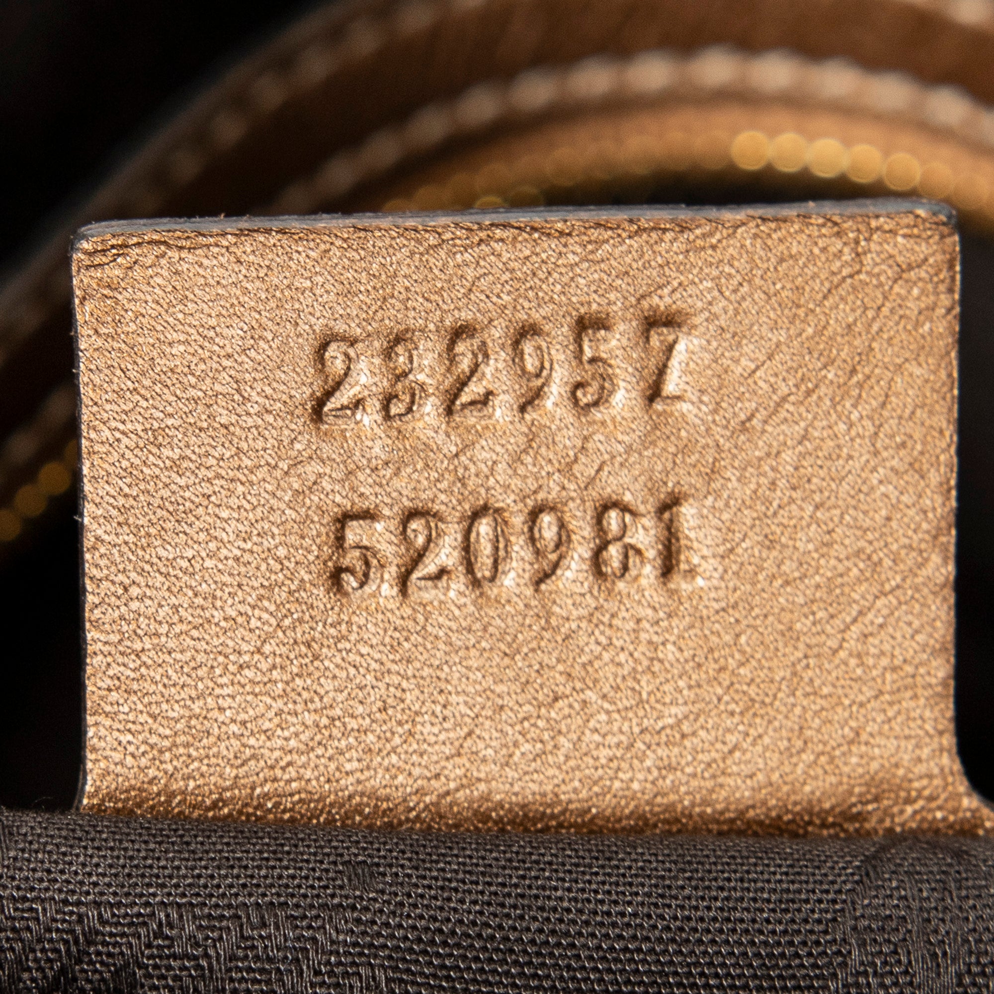 Shoulder Bag GG Twins Tote Brown Guccissima Leather