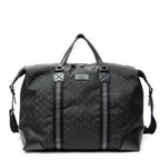 Shoulder Bag Web Collapsible Weekender Black Monogrammed Nylon Canvas