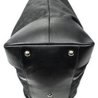 Shoulder Bag Web Collapsible Weekender Black Monogrammed Nylon Canvas