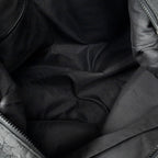 Shoulder Bag Web Collapsible Weekender Black Monogrammed Nylon Canvas