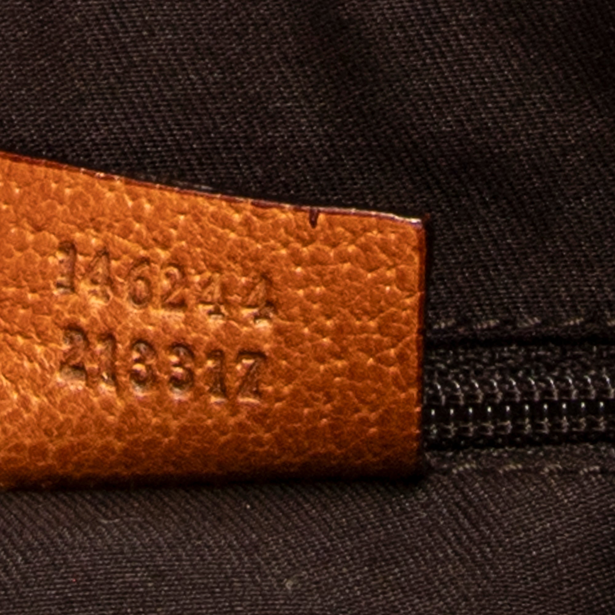 Shoulder Bag Small Abbey Top Handle Orange Monogrammed Canvas