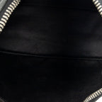Shoulder Bag Small Hobo Bag Black Monogrammed Canvas