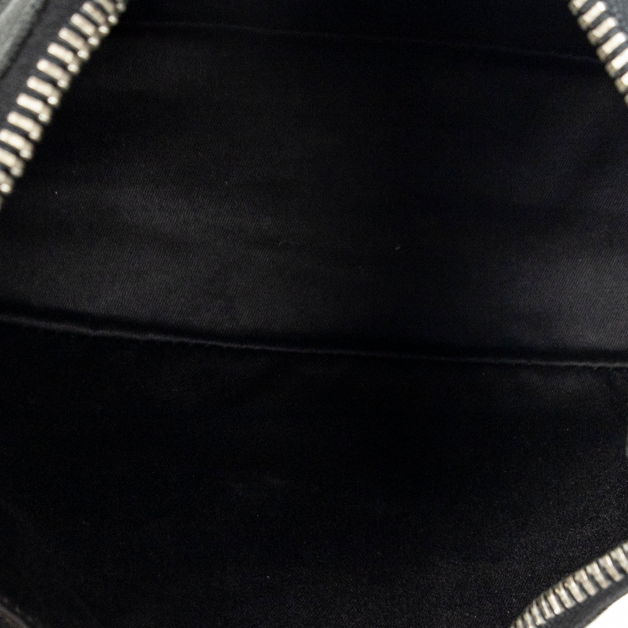 Shoulder Bag Small Hobo Bag Black Monogrammed Canvas