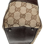 Shoulder Bag Jacquard Tote Beige Monogrammed Canvas