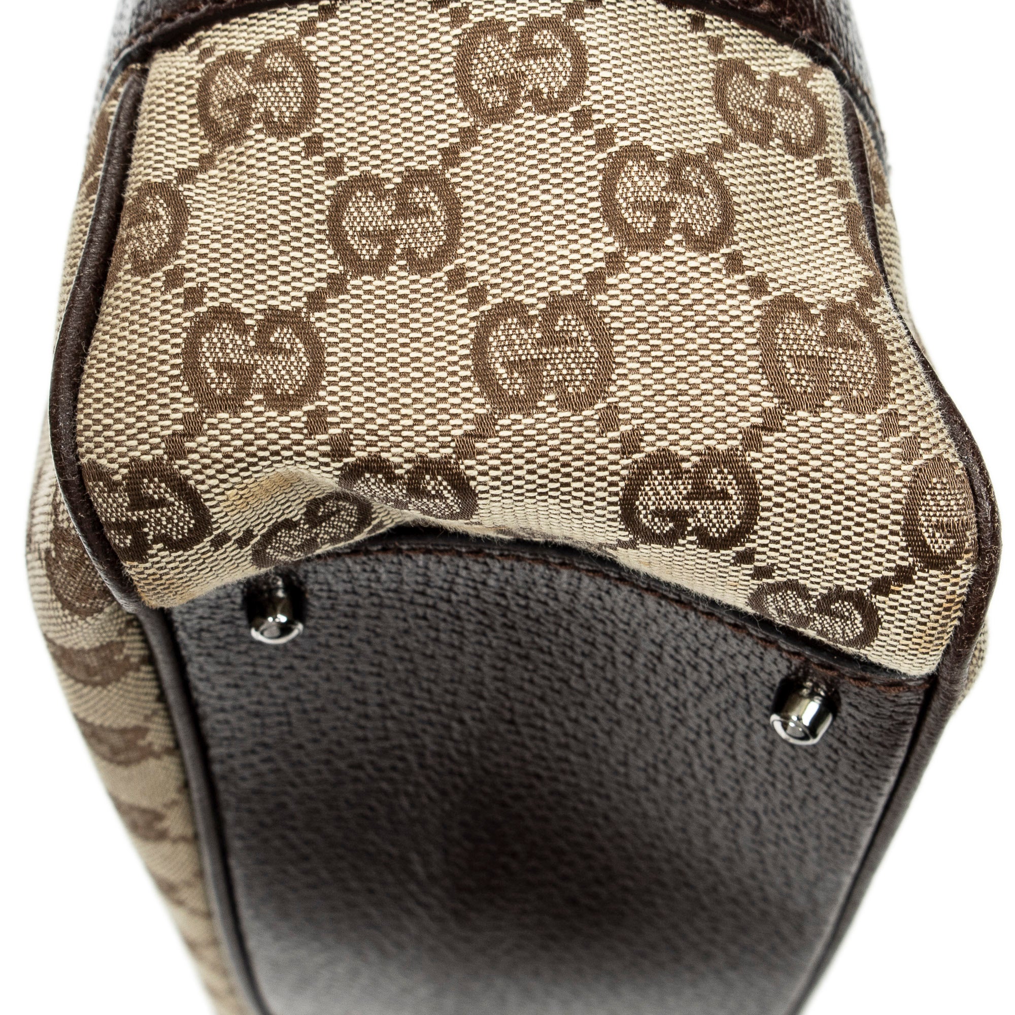 Shoulder Bag Jacquard Tote Beige Monogrammed Canvas